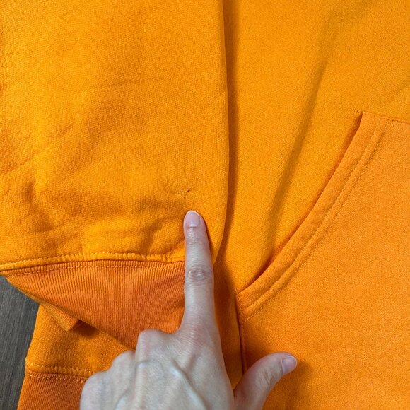 Disney Nightmare Before Christmas Jack Skellington Orange Hoodie Sz XXL - Picture 7 of 7